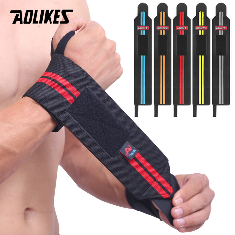 AOLIKES 1 Pair Wristband Wrist - огляд і ціна Wrist Wraps Weightlifting Support