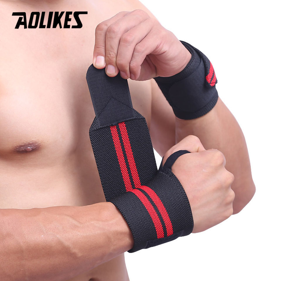 AOLIKES 1 Pair Wristband Wrist - огляд і ціна Wrist Wraps Weightlifting Support