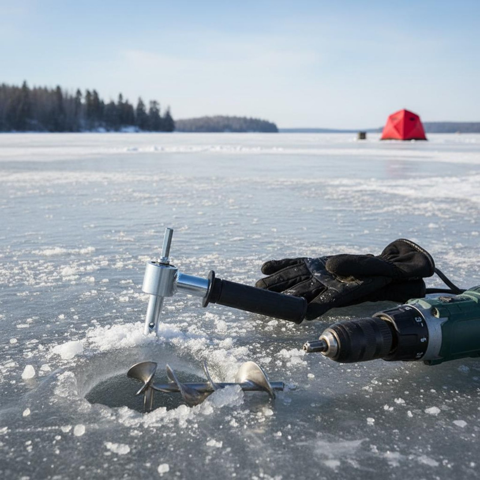 Ice Auger Drill Adapter Sturdy - огляд і ціна Fishing