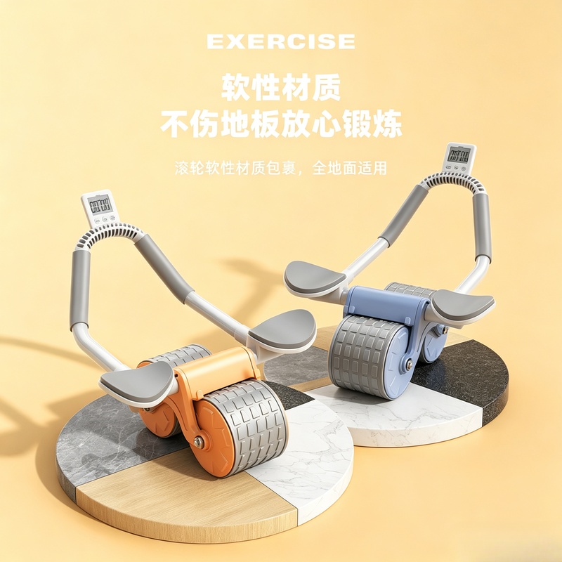 Dual‑Wheel Abdominal Exercise  - огляд і ціна Ab Roller Wheel With Elbow Support