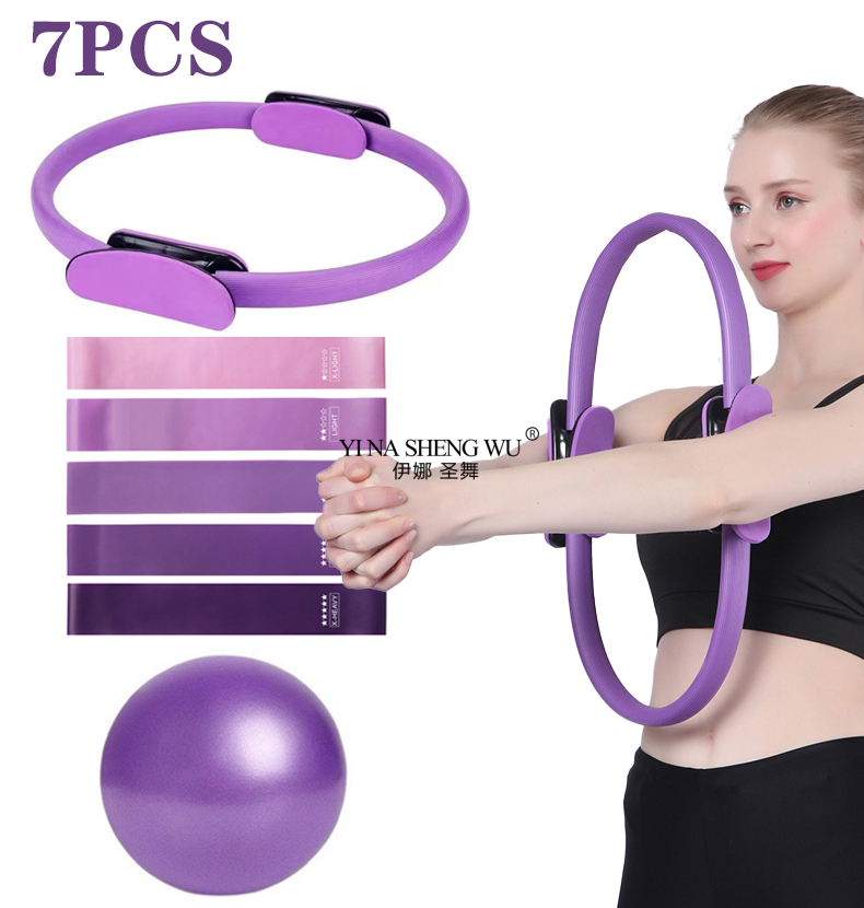 7Pcs Pilates Equipment For Hom - огляд і ціна Pilates Bar Kit With Resistance Bands
